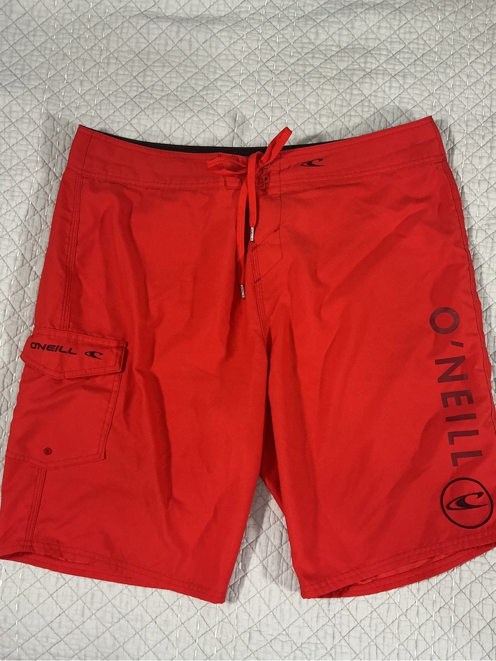 O’Neill Men’s Santa Cruz Solid 2.0 Boardshorts Red Size 36